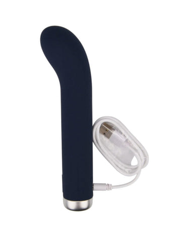 a black and silver device with a white cord